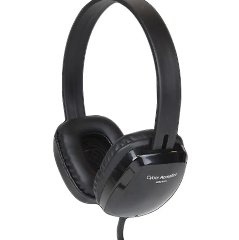 Cyber Acoustics ACM-6005 USB Stereo Headphones - Stereo - USB - Wired - Over-the-head - Binaural - Circumaural