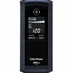 CyberPower® CP850AVRLCD Uninterruptible Power Supply, 9 Outlets, 850VA/510 Watt