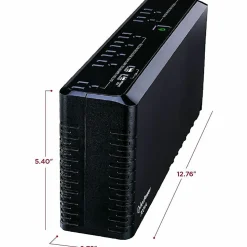 CyberPower SL700U Standby UPS Systems - 700VA/370W, 120 VAC, NEMA 5-15P, Compact, 8 Outlets, PowerPanel® Personal, $100000 CEG, 3YR Warranty