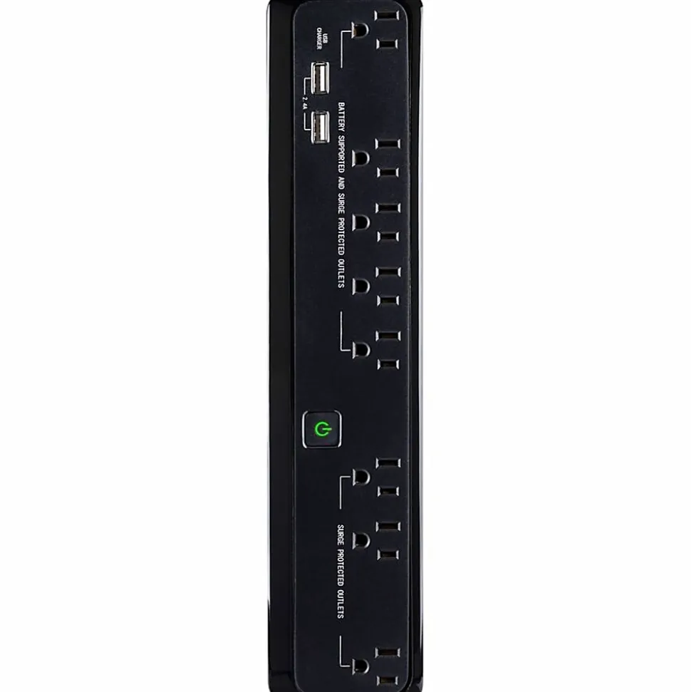 CyberPower SL700U Standby UPS Systems - 700VA/370W, 120 VAC, NEMA 5-15P, Compact, 8 Outlets, PowerPanel® Personal, $100000 CEG, 3YR Warranty
