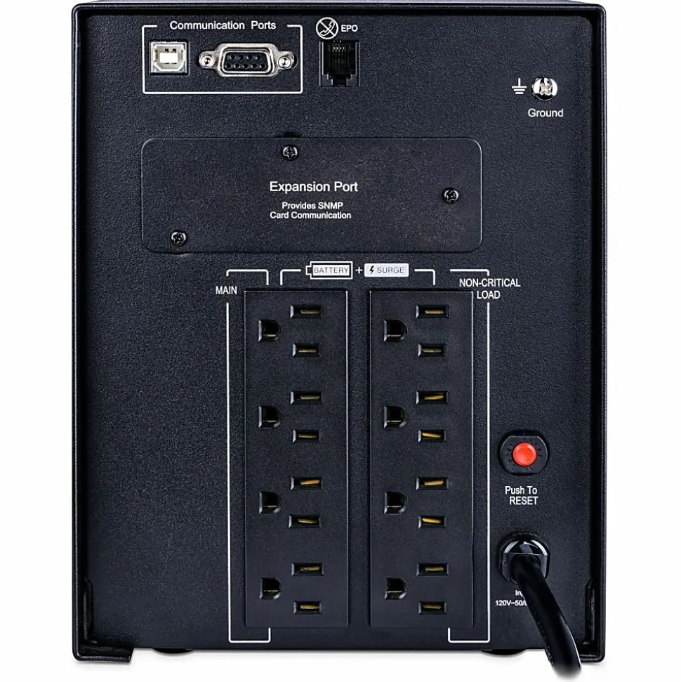 CyberPower Smart App Sinewave UPS Series, Black, PR1500LCD