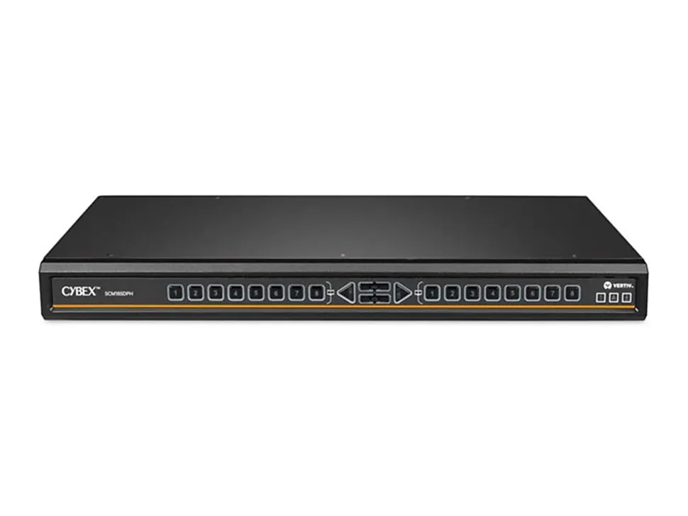 Cybex SCM185DPH - KVM / audio / USB switch - 8 x KVM / audio / USB - 1 local user - desktop, rack-mountable - TAA Compliant