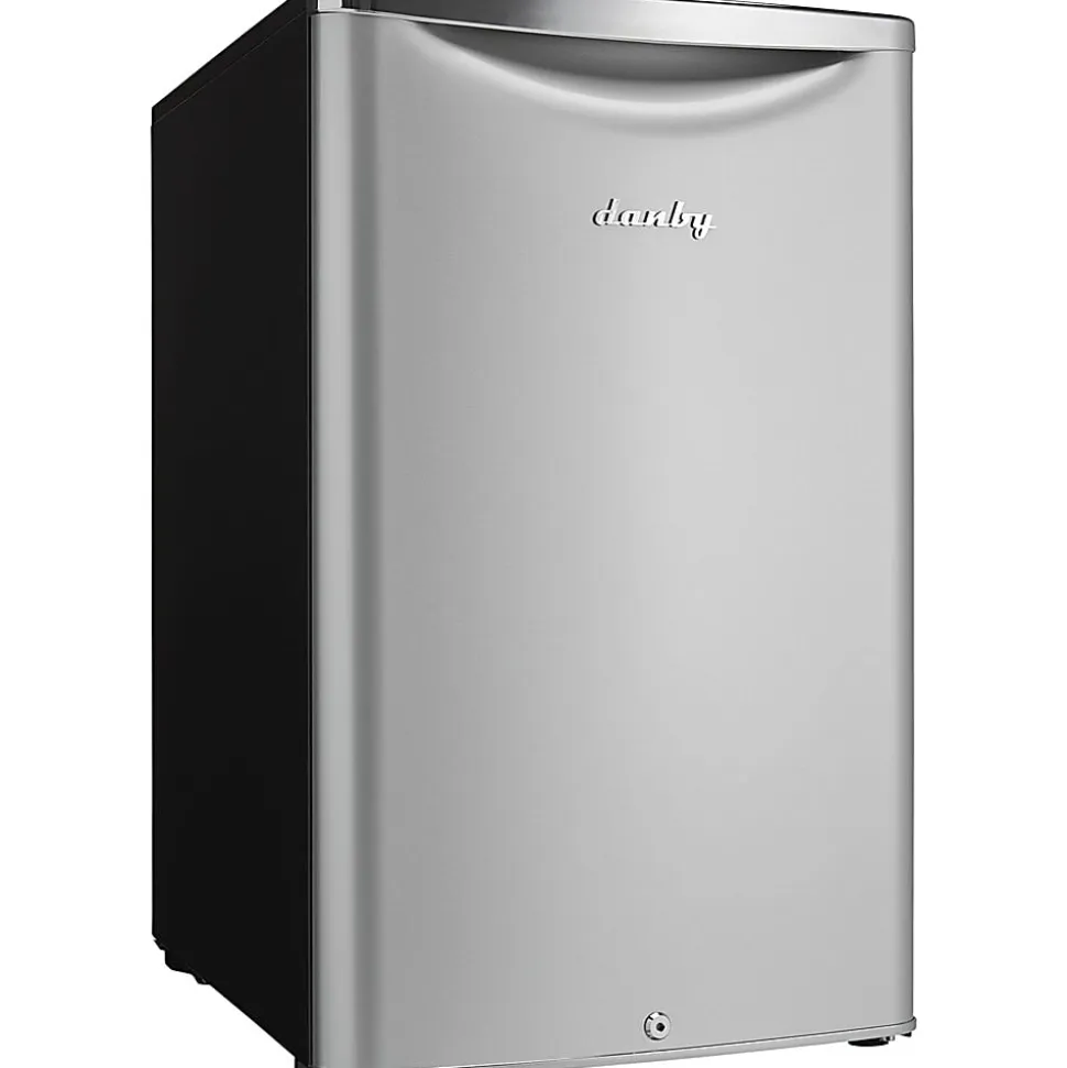 Danby 4.4 Cu.ft. Compact Refrigerator - 4.40 ft³ - Auto-defrost - Reversible - 4.40 ft³ Net Refrigerator Capacity - DAR044A6DDB