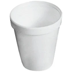 DartĀ® Insulated Foam Drinking Cups, White, 8 Oz, Bag Of 25
