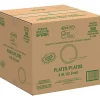 Dart Laminated Foam Plates, 9", White, Pack Of 125 Plates