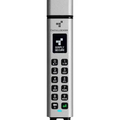 DataLocker K350 256 GB Encrypted USB Drive - 256 GB - USB 3.2 (Gen 1) Type A, USB 2.0 Type A - 190 MB/s Read Speed - SK350256FE