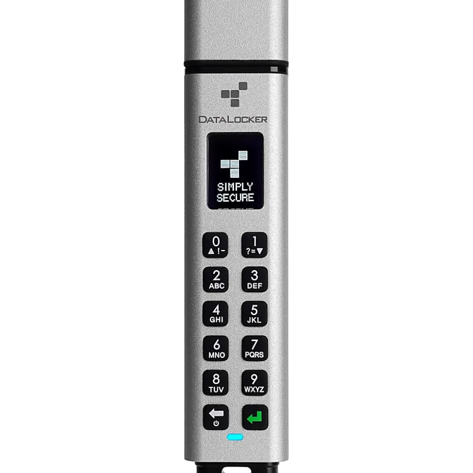 DataLocker K350 64 GB Encrypted USB Drive - 64 GB - USB 3.2 (Gen 1) Type A, USB 2.0 Type A - 190 MB/s Read Speed - SK350064FE