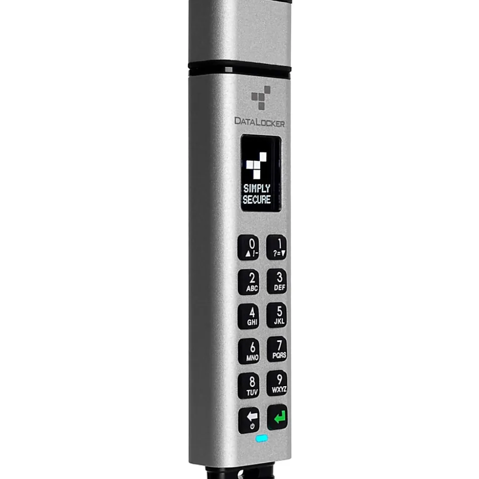DataLocker K350 64 GB Encrypted USB Drive - 64 GB - USB 3.2 (Gen 1) Type A, USB 2.0 Type A - 190 MB/s Read Speed - SK350064FE