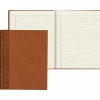 Da Vinci Perfect Binding Executive Hard-Cover Journal, 9 1/4" x 7 1/4", Tan