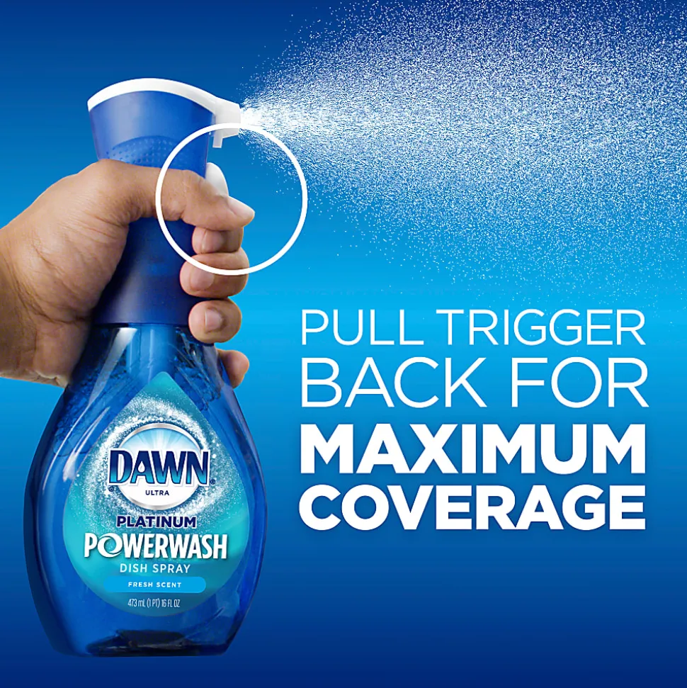 Dawn® Platinum Powerwash Dishwashing Spray, Fresh Scent, 16 Oz Bottle
