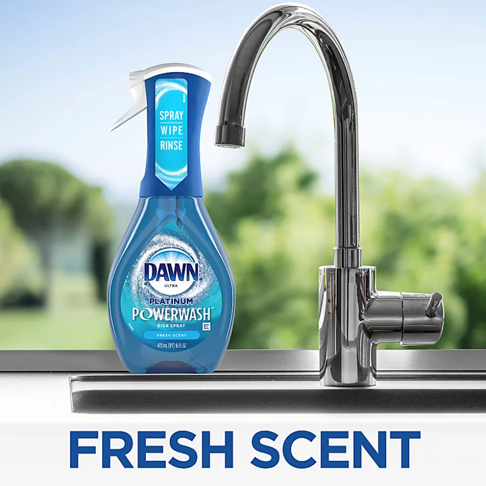 Dawn® Platinum Powerwash Dishwashing Spray, Fresh Scent, 16 Oz Bottle