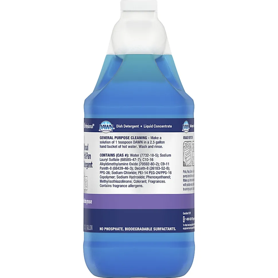 Dawn Professional Manual Pot and Pan Detergent, Dish Soap, Liquid Concentrate, Original Scent, 1 Gallon
