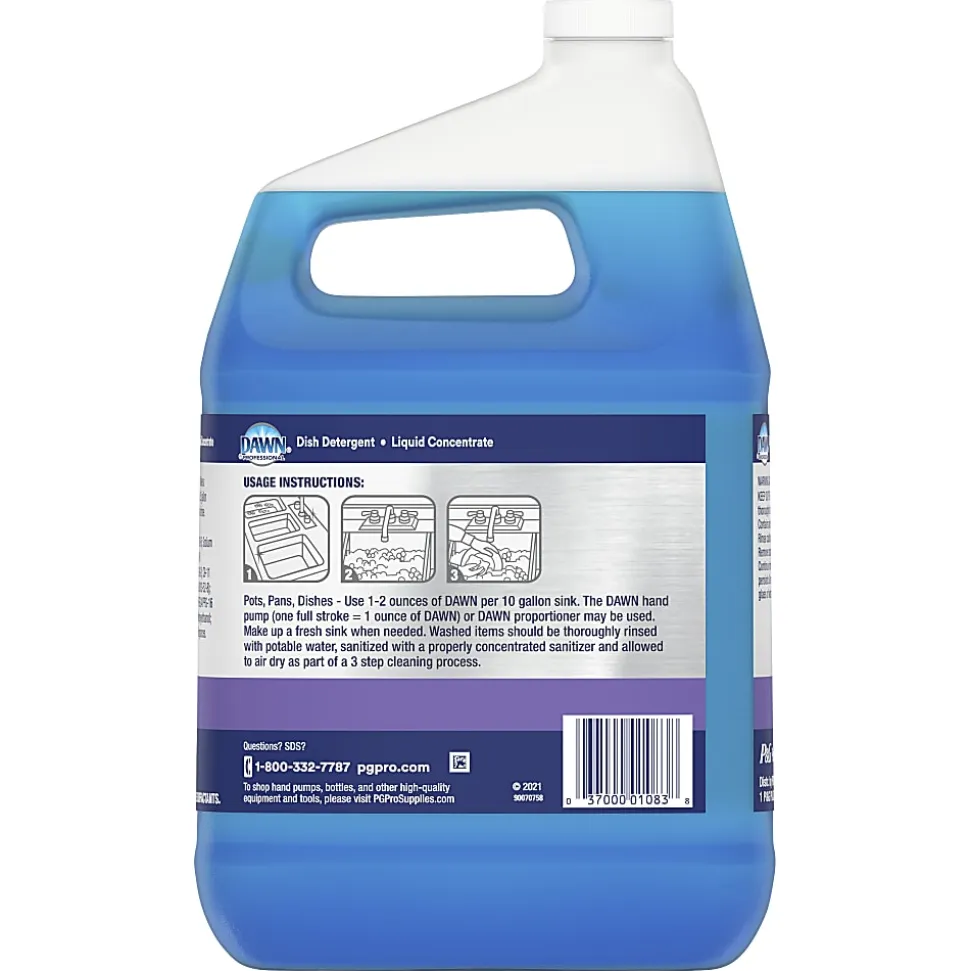 Dawn Professional Manual Pot and Pan Detergent, Dish Soap, Liquid Concentrate, Original Scent, 1 Gallon