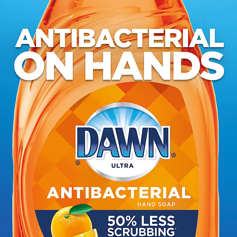 Dawn Ultra Antibacterial Dishwashing Liquid Dish Soap, 38 Oz, Orange Scent