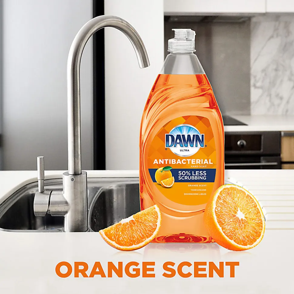 Dawn Ultra Antibacterial Dishwashing Liquid Dish Soap, 38 Oz, Orange Scent