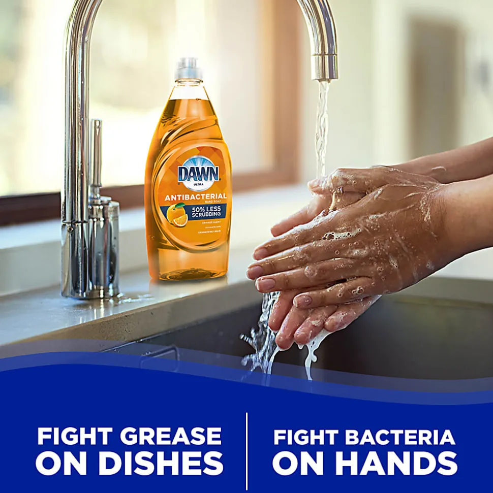Dawn Ultra Antibacterial Dishwashing Liquid Dish Soap, 38 Oz, Orange Scent