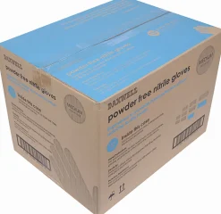 Daxwell Nitrile Gloves, Medium, 100 Pairs Per Box, Case Of 10 Boxes