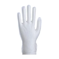 Daxwell Vinyl Powder Gloves, Medium, Clear, 10 Gloves Per Pack, Box Of 10 Packs