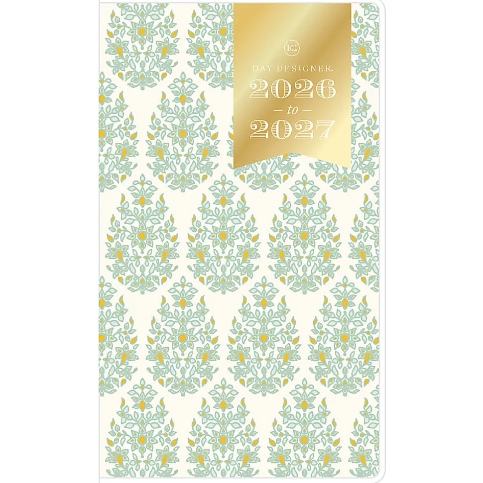 2026-2027 Day Designer 2-Year Monthly Pocket Planner, 3-5/8” x 6-1/8”, Kerridge Green, January 2026 To December 2027, 155627