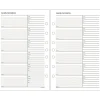 Day Runner® Organizer Accessory, Telephone/Address Refill Pages, 5 1/2" x 8 1/2", Pack Of 30 Sheets