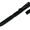 Defender TAC Press-Tip Pen, Ball Point, 1.0 mm, Black Barrel, Black Ink