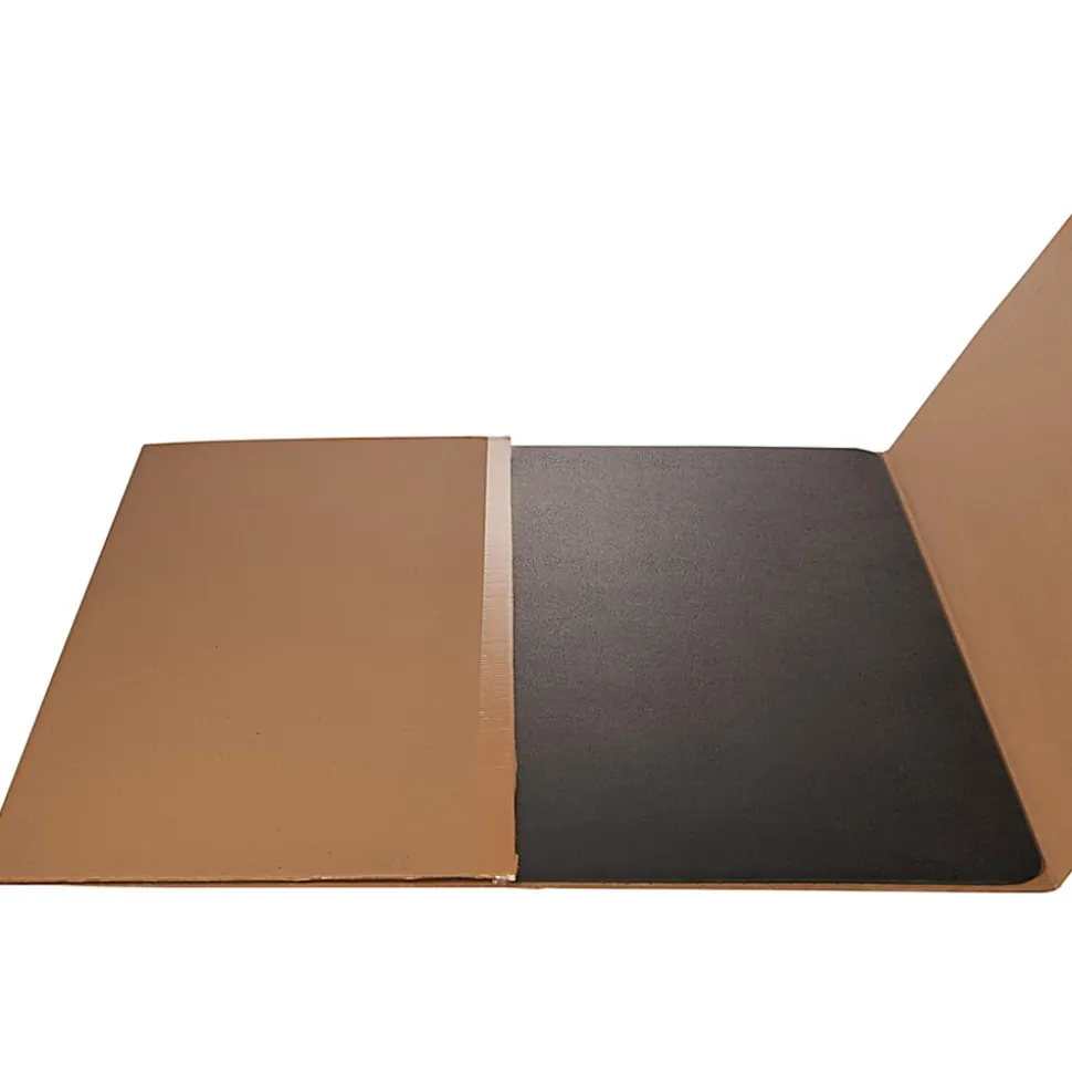 Deflecto Chair Mat For Low-Pile Carpets, For Commercial-Grade Carpeting, 46"W x 60"D, Black