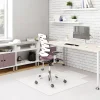 Deflecto® DuraMat Chair Mat For Low-Pile Carpet, Wide Lip, 45"W x 53"D, Clear