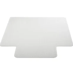 Deflect-O Earth Source® Chair Mat For Commercial Pile Carpets, Beveled Edge, Standard Lip, 36