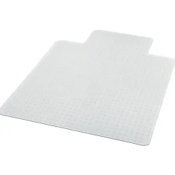 Deflecto® Glass Clear Chair Mat, For Medium Pile Carpets, With Lip, 36