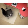 Deflecto Polycarbonate Chair Mat For Pile Carpets, 45"W x 53"D, Clear