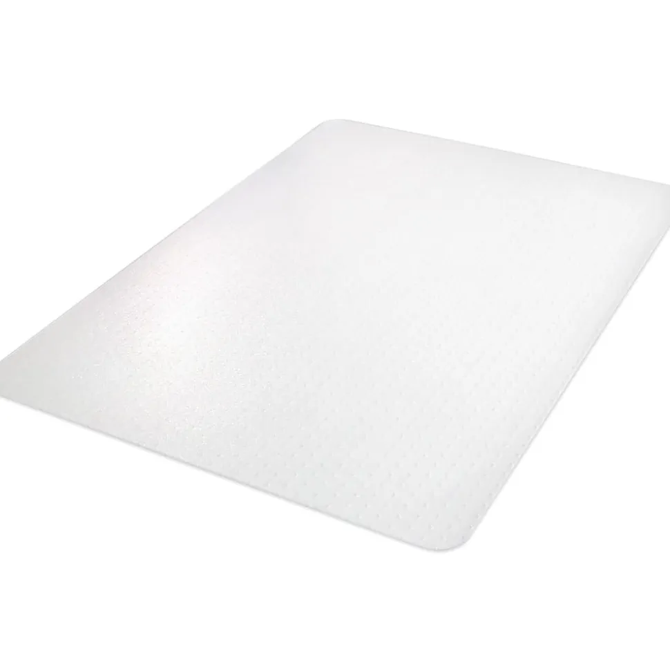 Deflecto Polycarbonate Chair Mat For Pile Carpets, 46"W x 60"D, Clear