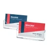 Deflecto® Single Compartment Business Card Holder, 50-Card Capacity, Clear, Pack Of 2