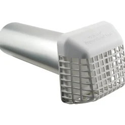 Deflecto Supurr Guard Louvered Vent Hood For Dryers, White, GVHAW4