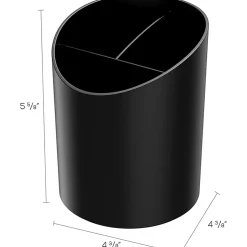 Deflecto Sustainable Office Recycled Large Pencil Cup, 5.6