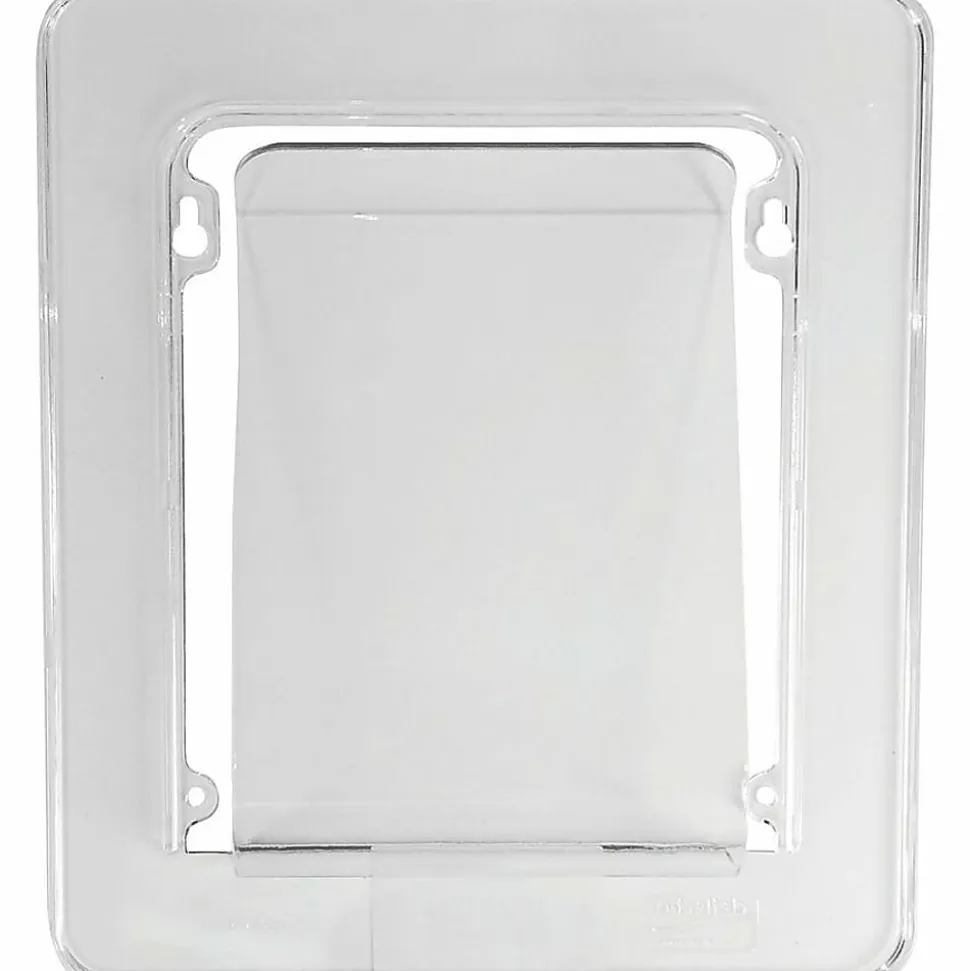 Deflecto Wall Mount File And Chart Holder, 1 Compartment, 10" x 2" x 10 1/2", Clear
