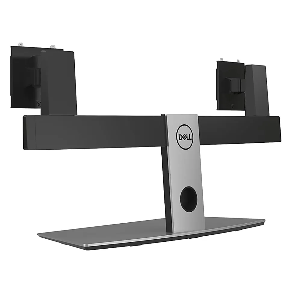 Dell 23" FHD IPS Monitors And Dual Monitor Stand, 3 Piece Bundle