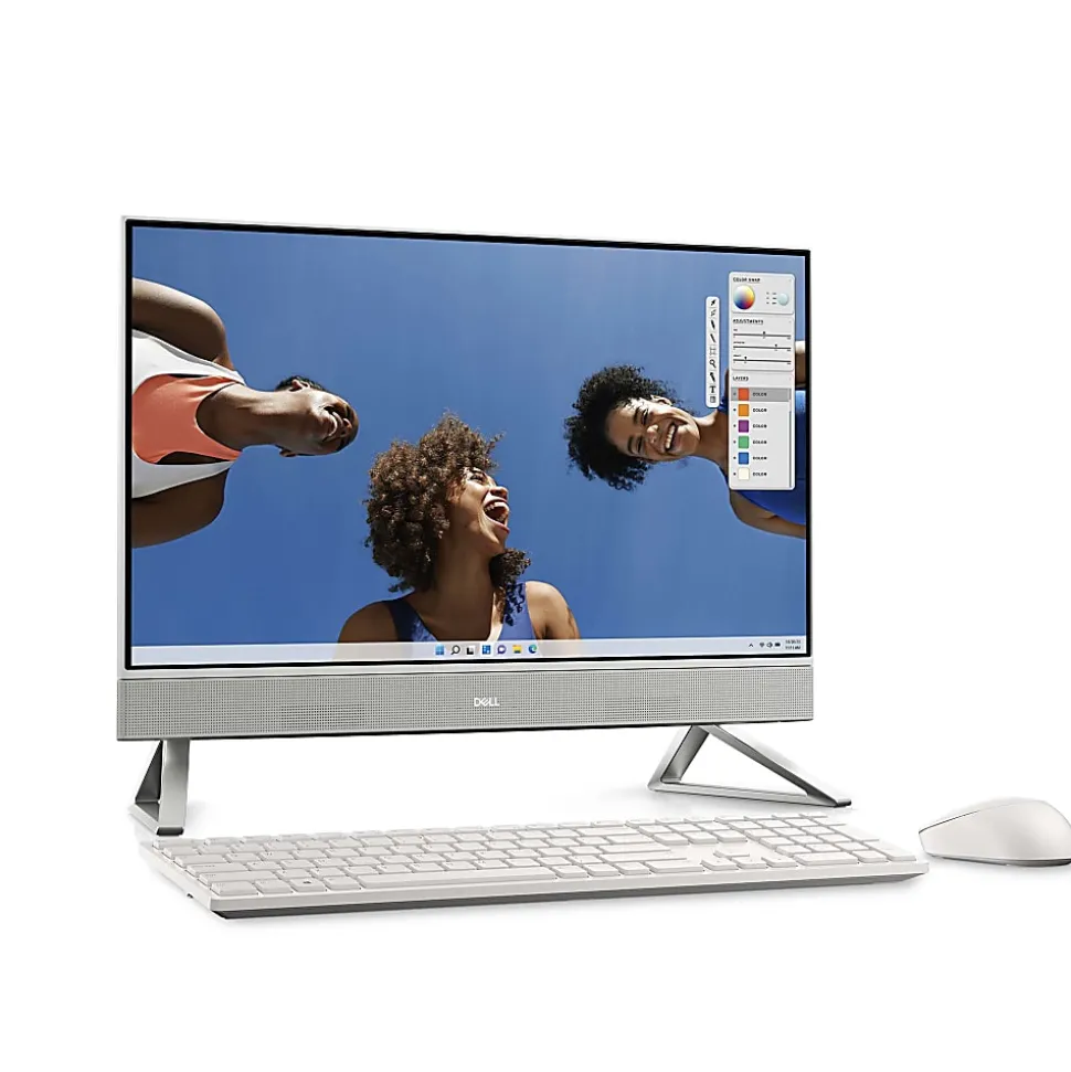 Dell Inspiron 5430 All-In-One Desktop PC, Open Box, Intel Core 3 100U, 8GB Memory, 512GB Solid State Drive, Wi-Fi 6, Windows 11 Home