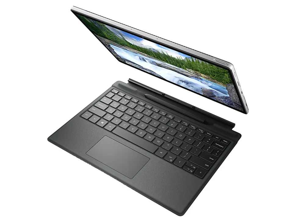 Dell Latitude 7320 Detachable Travel Keyboard -Pogo Pin Interface - Notebook, Tablet - Plunger Keyswitch - Light Apollo - K19M-BK-US