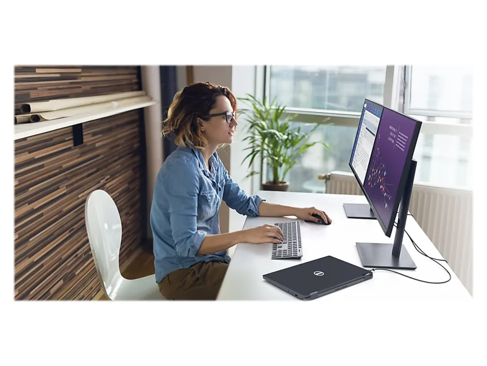 Dell P2720DC - LED monitor - 27" - 2560x 1440 QHD @ 60 Hz - IPS - 350 cd/m² - 1000:1 - 5 ms - HDMI, DisplayPort, USB-C