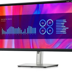 Dell P2423DE 24" Class QHD LCD Monitor - 16:9 - Black, Silver - 23.8" Viewable - In-plane Switching (IPS) Black Technology - DELLP2423DE