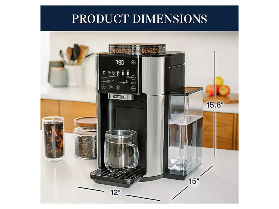 De'Longhi TrueBrew CAM51025MB - Automatic coffee machine - silver black