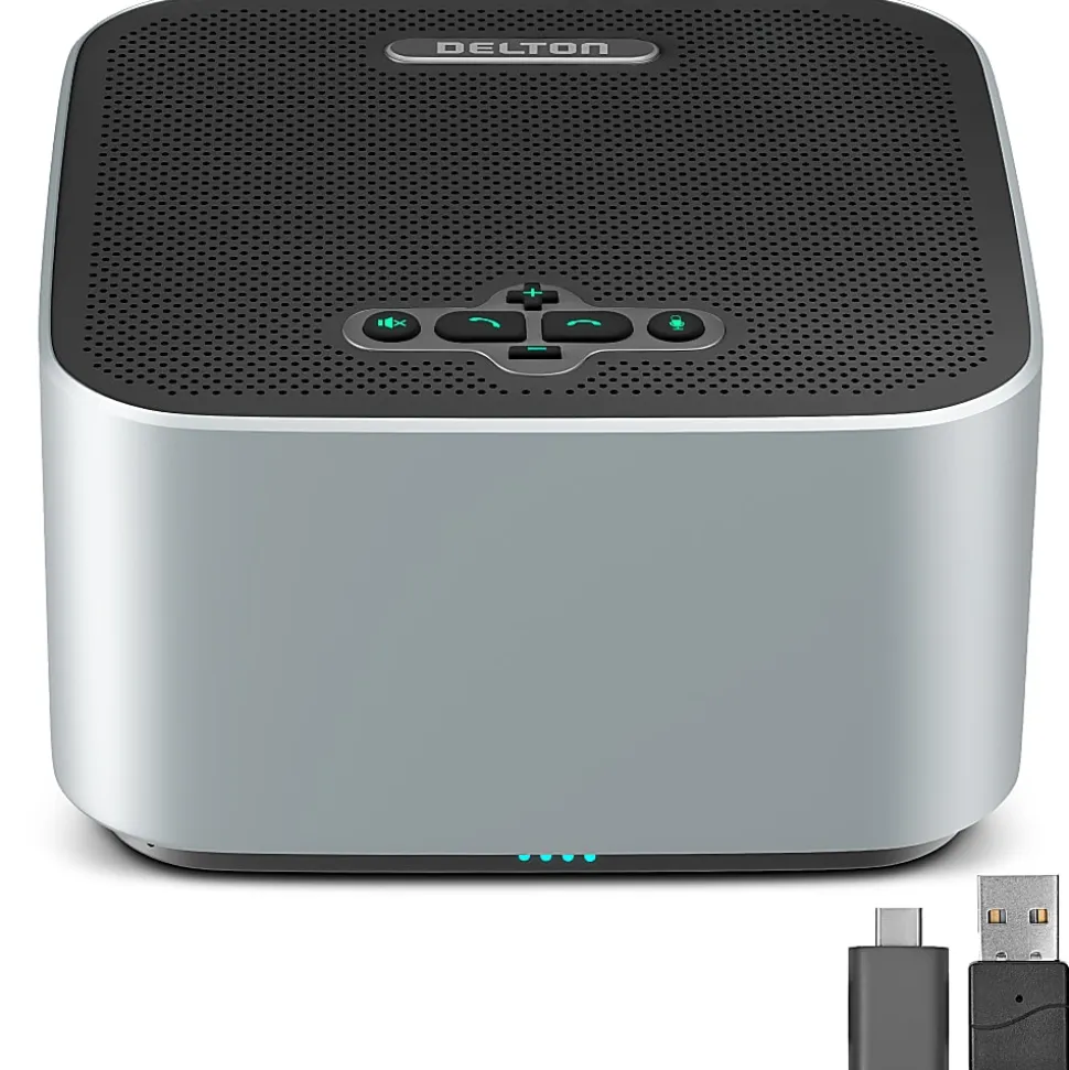 Delton C9270 Conference Speaker And Microphone With Bluetooth And USB-C Connectivity, Black
