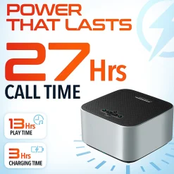 Delton C9270 Conference Speaker And Microphone With Bluetooth And USB-C Connectivity, Black