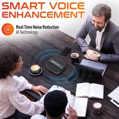 Delton C4700 360° Voice Pickup Wired And Wireless Speakerphone, Black