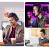Delton G520 Wireless Noise Canceling Over Ear Stereo Gaming Headset, Black, DBHG520