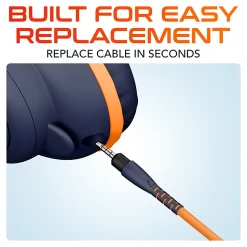 Delton S35 Ascent Learning 3.5mm Headphone/Headset Cable With In-Line Controls, 4', Black, Total Qty 1