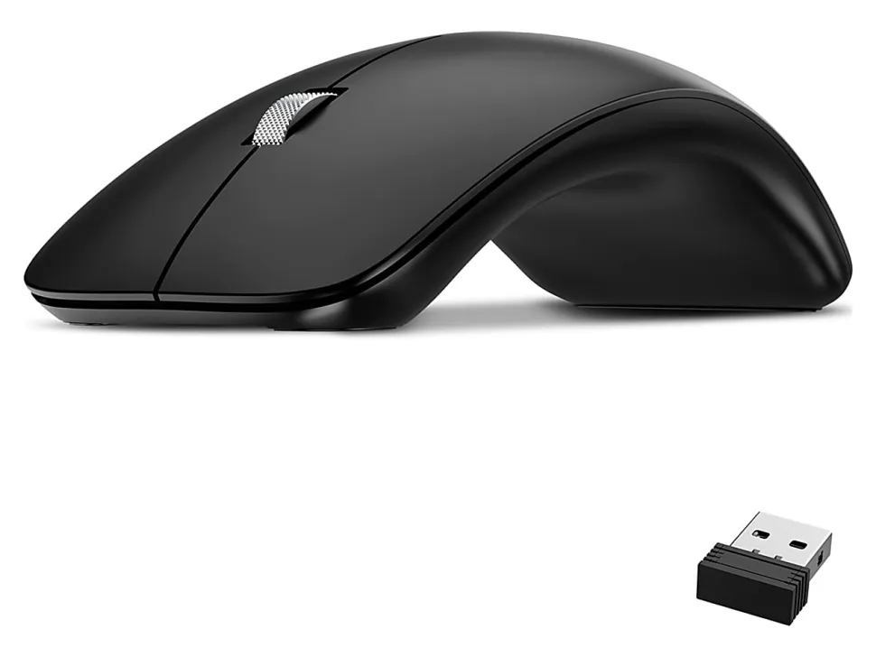 Delton S10 Wireless Optical Computer Mouse, Black