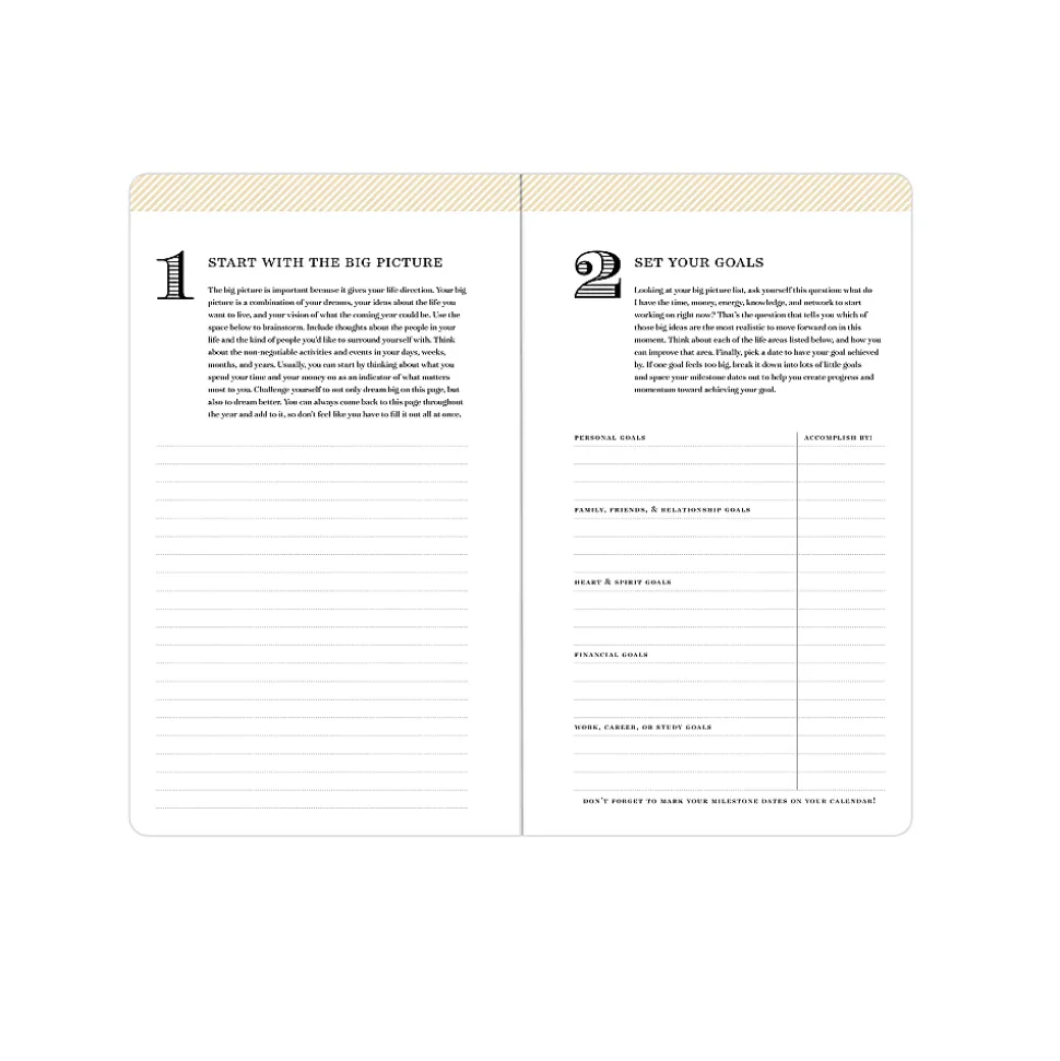 Deluxe Planner DD Black FL 3.625x6.125 AY26–27 Monthly