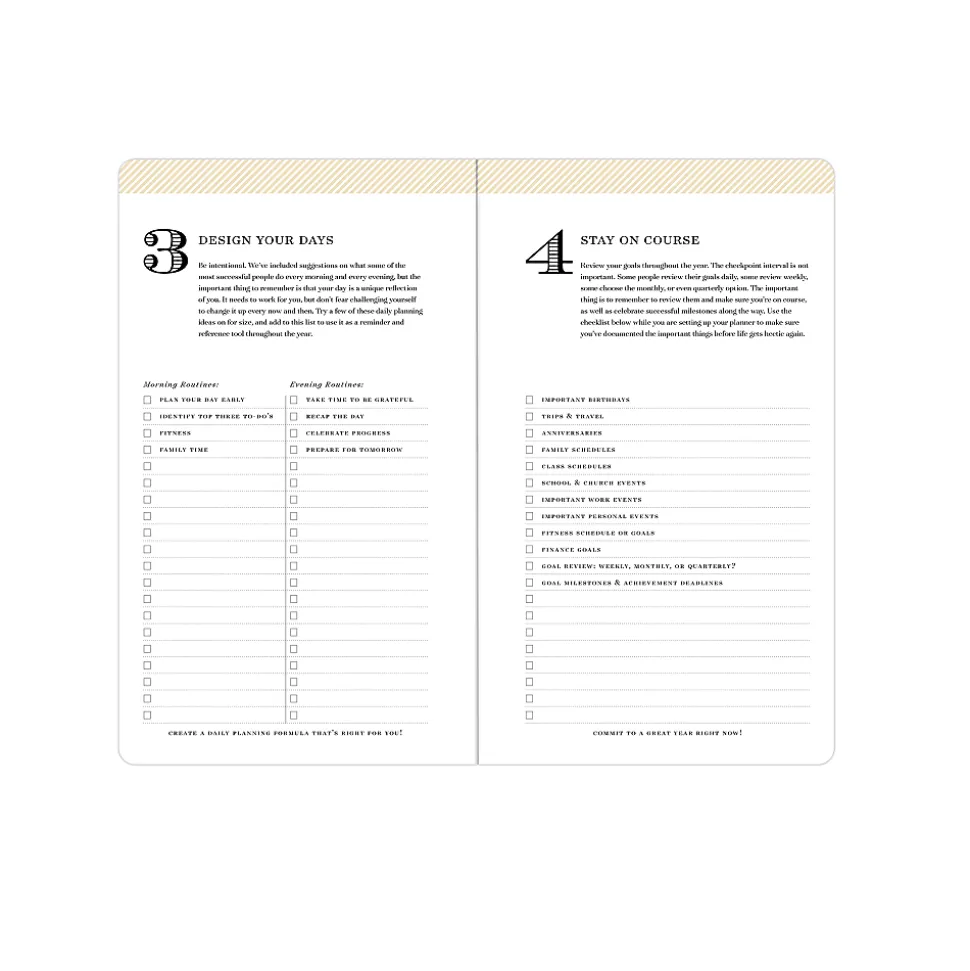 Deluxe Planner DD Black FL 3.625x6.125 AY26–27 Monthly