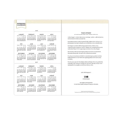 Deluxe Planner DD Black FL 5x8 AY26–27 Monthly